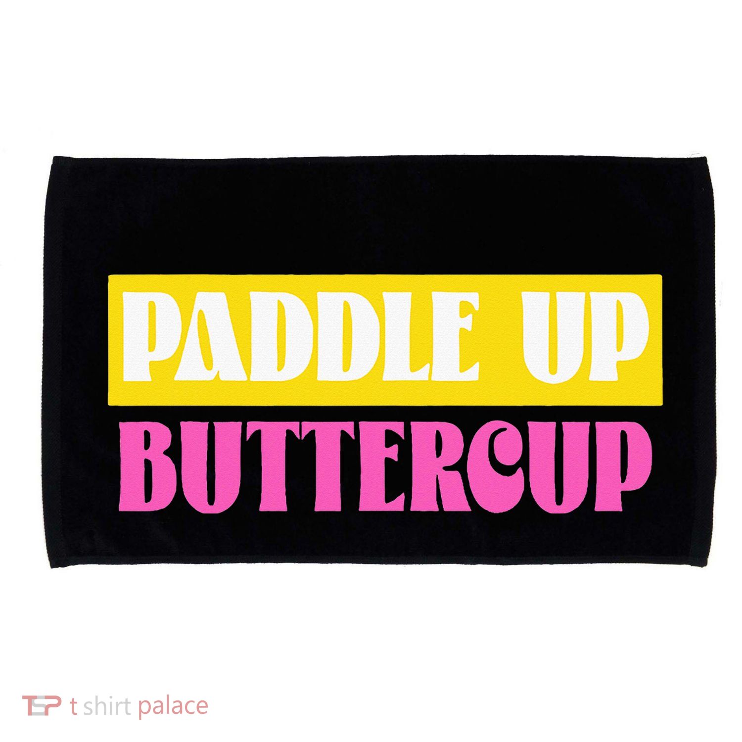 Paddle Up Buttercup for Pickleball Lovers Microfiber Hand Towel