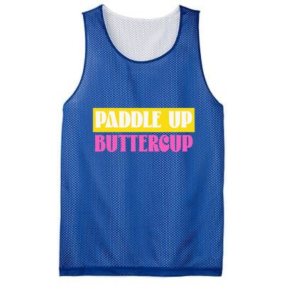 Paddle Up Buttercup for Pickleball Lovers Mesh Reversible Basketball Jersey Tank