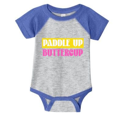 Paddle Up Buttercup for Pickleball Lovers Infant Baby Jersey Bodysuit