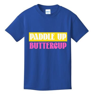 Paddle Up Buttercup for Pickleball Lovers Kids T-Shirt