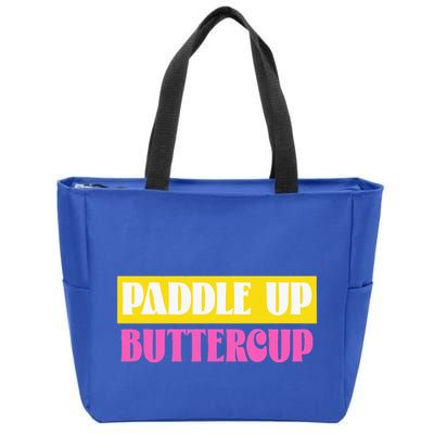 Paddle Up Buttercup for Pickleball Lovers Zip Tote Bag
