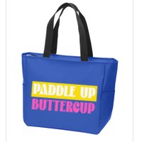 Paddle Up Buttercup for Pickleball Lovers Zip Tote Bag