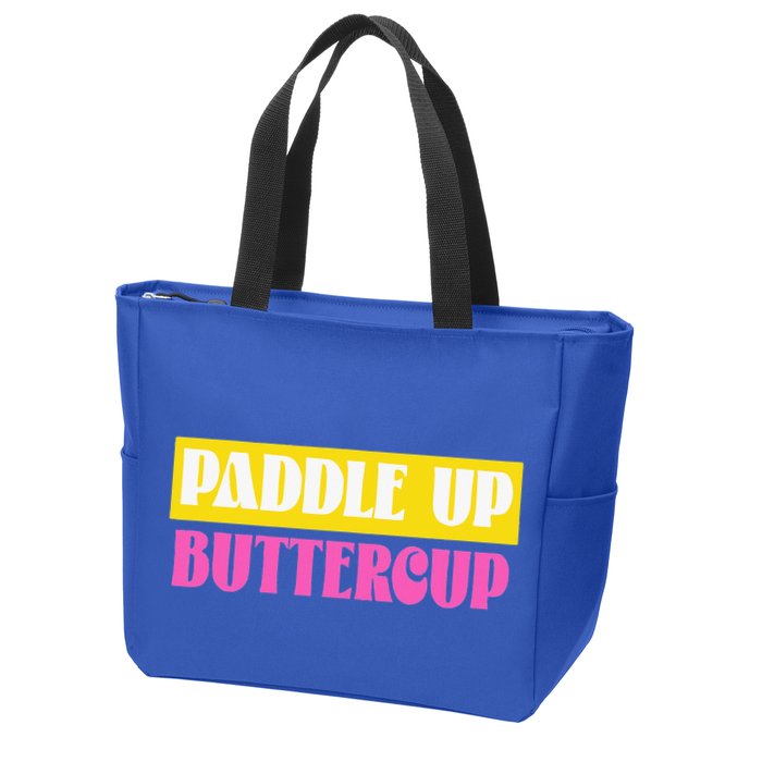 Paddle Up Buttercup for Pickleball Lovers Zip Tote Bag