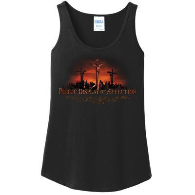 Public Display Of Affection Jesus Christ Lord Ladies Essential Tank