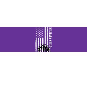 Purple Up Children's Costumes Military Children's Month American Flag Bumper Sticker