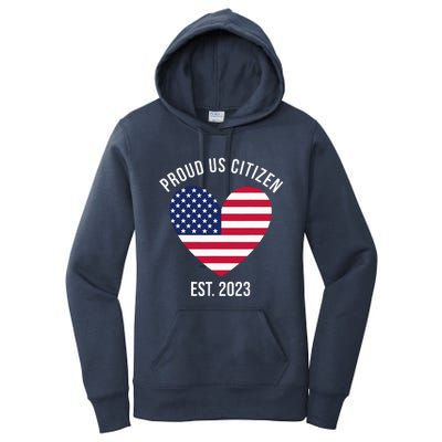 Proud US Citizenship Decoration American New USA Citizen Women's Pullover Hoodie