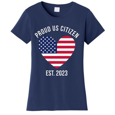 Proud US Citizenship Decoration American New USA Citizen Women's T-Shirt