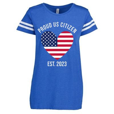 Proud US Citizenship Decoration American New USA Citizen Enza Ladies Jersey Football T-Shirt