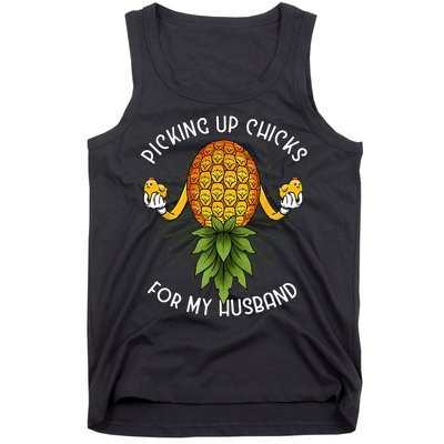 Picking Up Chicks For Husband Swinger Upside Down Pineapple Tank Top