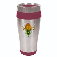 Picking Up Chicks For Husband Swinger Upside Down Pineapple 16oz Travel Tumbler