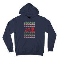 Pilot Ugly Christmas Airplane Aircraft Tall Hoodie