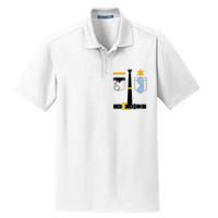 Police Uniform Costume Halloween Dry Zone Grid Polo