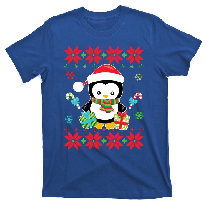 Penguin Ugly Christmas Tacky Xmas Crazy Holiday Candy Canes Gift T-Shirt