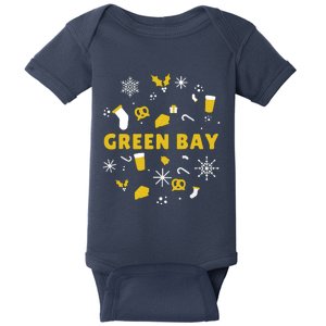 Packers Ugly Christmas Shirt Baby Bodysuit