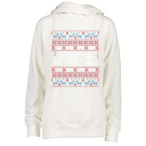 Pharmacy Ugly Christmas Sweater For Pharmacist Christmas Cool Gift Womens Funnel Neck Pullover Hood