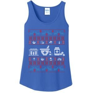 Pharmacy Ugly Christmas Sweater For Pharmacist Christmas Cool Gift Ladies Essential Tank