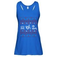 Pharmacy Ugly Christmas Sweater For Pharmacist Christmas Cool Gift Ladies Essential Flowy Tank