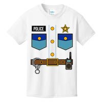 Police Uniform Costume Cool Easy Halloween Gift Kids T-Shirt