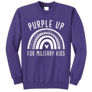 Purple Up Children's Costumes Military Children's Month American Flag Sweatshirt