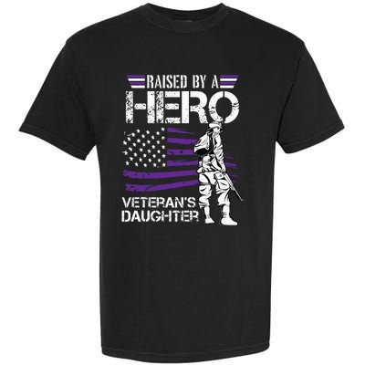 Purple Up Children's Costumes Military Children's Month American Flag Garment-Dyed Heavyweight T-Shirt