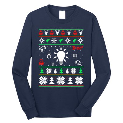 Physics Ugly Christmas Long Sleeve Shirt