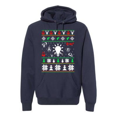 Physics Ugly Christmas Premium Hoodie