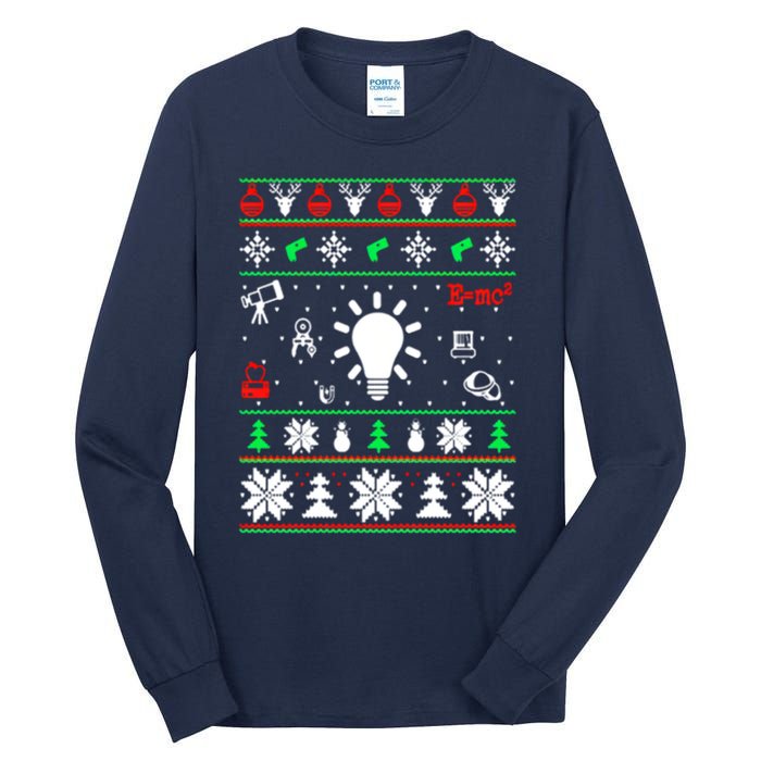 Physics Ugly Christmas Tall Long Sleeve T-Shirt