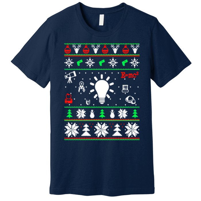 Physics Ugly Christmas Premium T-Shirt