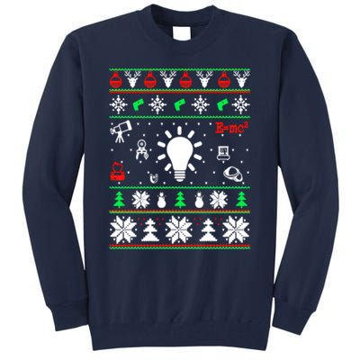 Physics Ugly Christmas Tall Sweatshirt