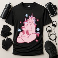 Papa Unicorn Cute Gift Performance Shirt