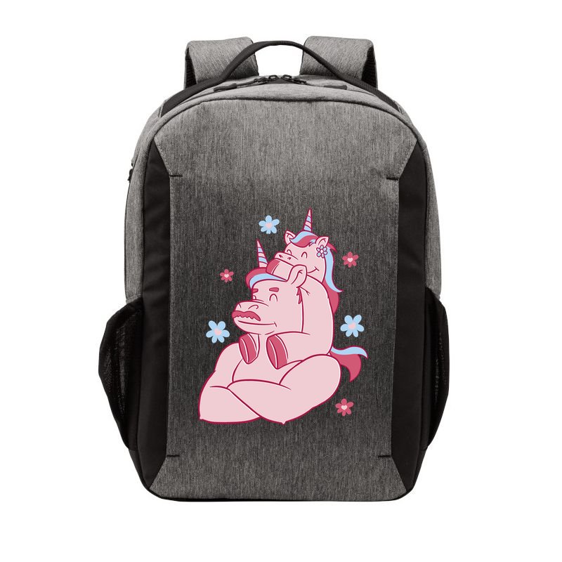 Papa Unicorn Cute Gift Vector Backpack