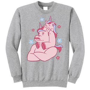 Papa Unicorn Cute Gift Sweatshirt