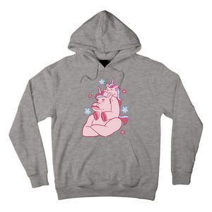 Papa Unicorn Cute Gift Tall Hoodie