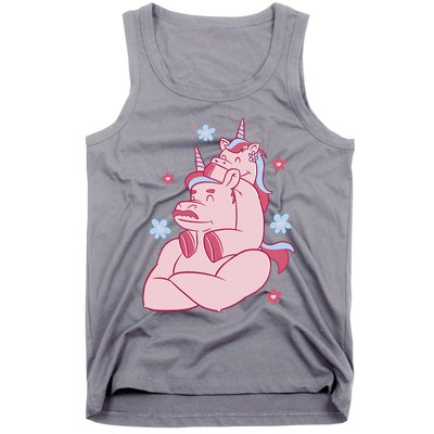 Papa Unicorn Cute Gift Tank Top