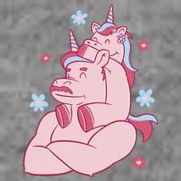 Papa Unicorn Cute Gift Toddler T-Shirt