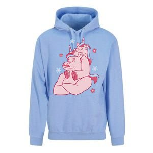 Papa Unicorn Cute Gift Unisex Surf Hoodie