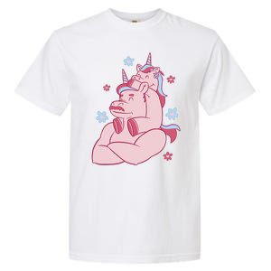 Papa Unicorn Cute Gift Garment-Dyed Heavyweight T-Shirt