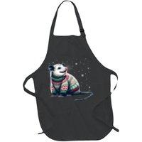Possum Ugly Christmas Sweater Opposum Lover Rodent Owner Apron