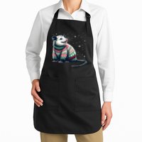 Possum Ugly Christmas Sweater Opposum Lover Rodent Owner Apron