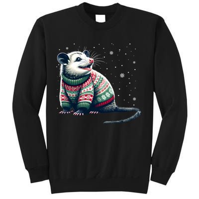 Possum Ugly Christmas Sweater Opposum Lover Rodent Owner Sweatshirt