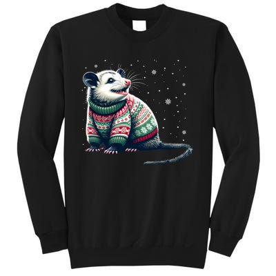 Possum Ugly Christmas Sweater Opposum Lover Rodent Owner Sweatshirt