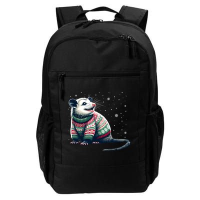 Possum Ugly Christmas Sweater Opposum Lover Rodent Owner Backpack