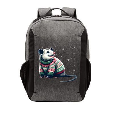 Possum Ugly Christmas Sweater Opposum Lover Rodent Owner Vector Backpack