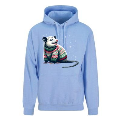 Possum Ugly Christmas Sweater Opposum Lover Rodent Owner Unisex Surf Hoodie