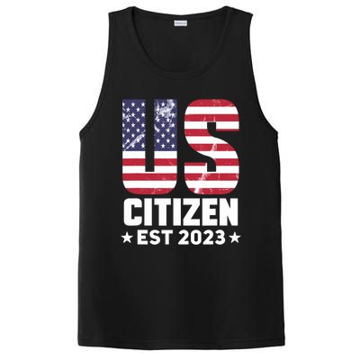 Proud US Citizenship Decoration American New USA Citizen PosiCharge Competitor Tank