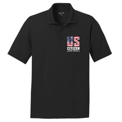 Proud US Citizenship Decoration American New USA Citizen PosiCharge RacerMesh Polo