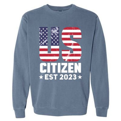 Proud US Citizenship Decoration American New USA Citizen Garment-Dyed Sweatshirt