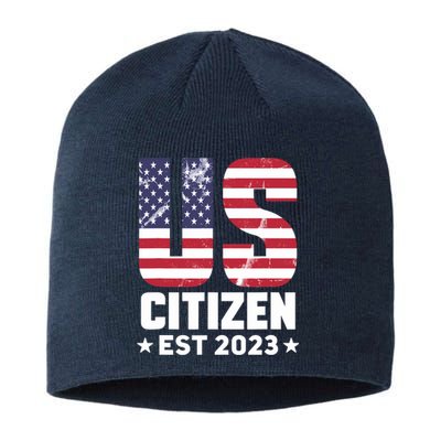 Proud US Citizenship Decoration American New USA Citizen Sustainable Beanie