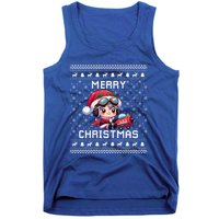 Pilot Ugly Christmas Outfit Idea Viation Lovers Cute Gift Tank Top