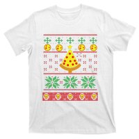 Pizza Ugly Christmas Sweater Xmas Crustmas Design T-Shirt